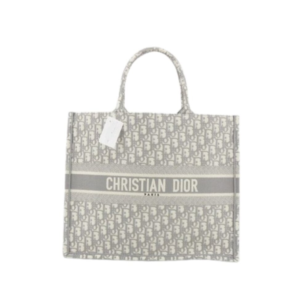 Christian Dior Oblique Canvas Book Tote Bag